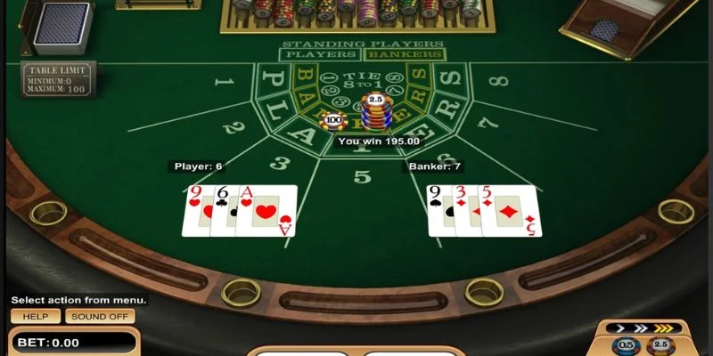 Thuật ngữ dùng trong baccarat trực tuyến