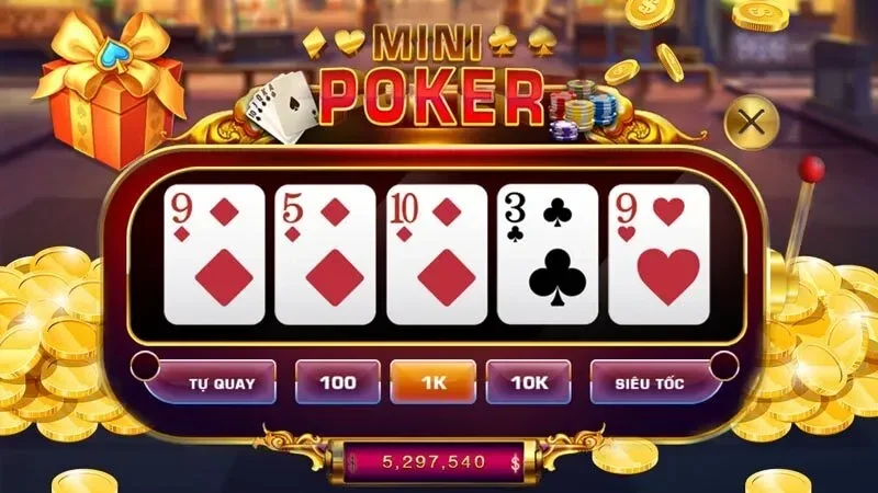 Bí quyết hữu ích mang đến cơ hội chiến thắng mini poker cho người chơi