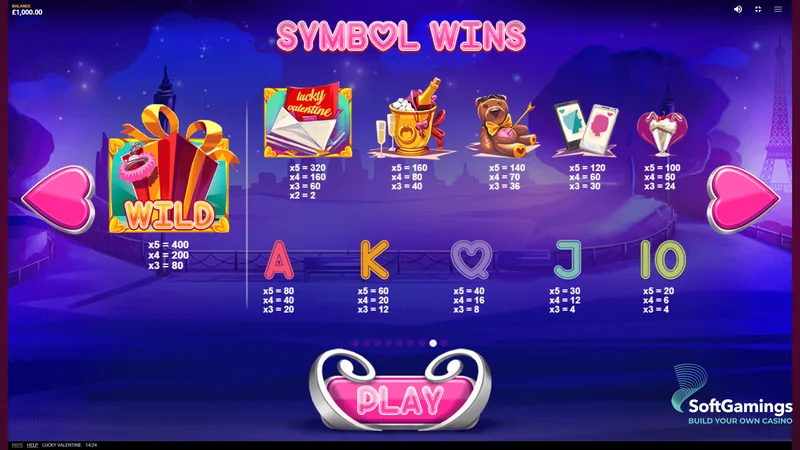 Tính năng nổi bật trong game Lucky Valentine