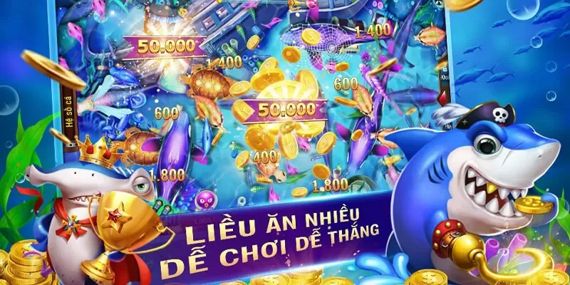 Tận hưởng game bắn cá online 3D với giao diện sống động