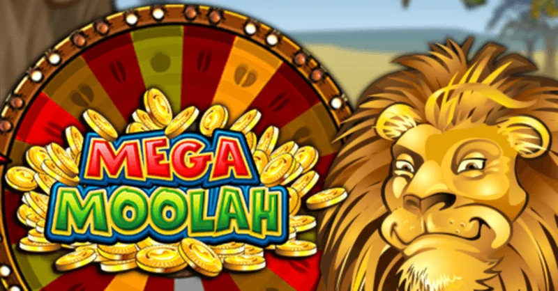 Minh họa giao diện trò chơi Mega Moolah của Microgaming.