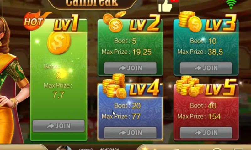 Một bảng thanh toán chi tiết trong trò chơi slot game, hiển thị giá trị của từng biểu tượng.