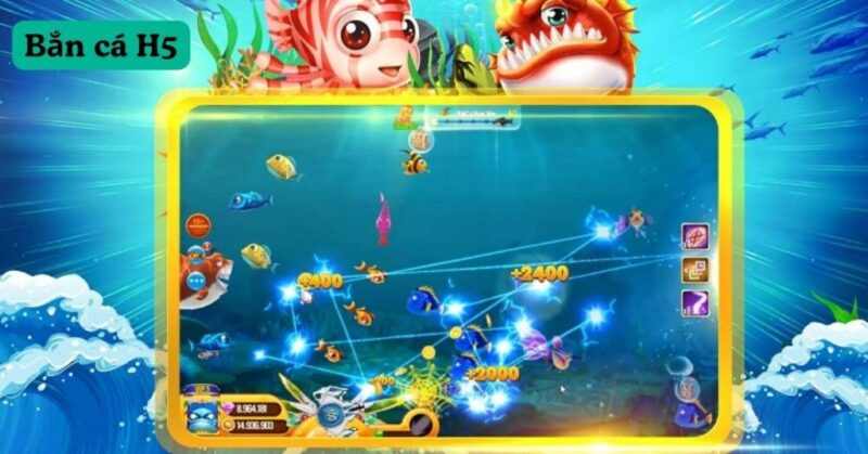 Hình minh họa chiến thuật bắn cá hiệu quả trong game bắn cá H5